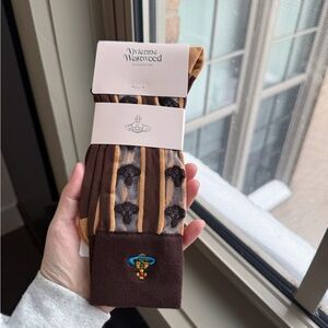 Vivienne Westwood Crystal Glass Breathable Socks